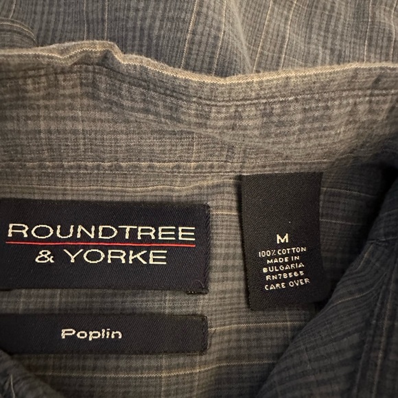 Roundtree & Yorke Men’s long sleeve button down - Picture 2 of 3